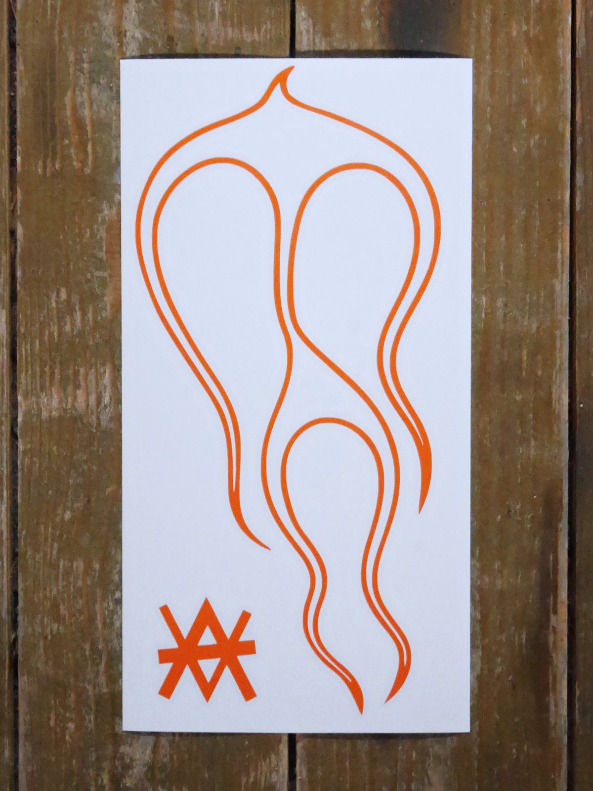 Flames Tank Decal - Gloss 1