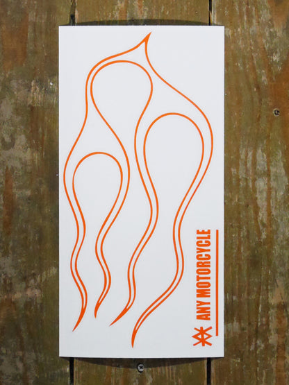 Flames Tank Decal - Gloss 2
