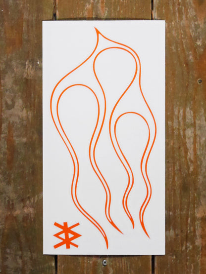 Flames Tank Decal - Gloss 2