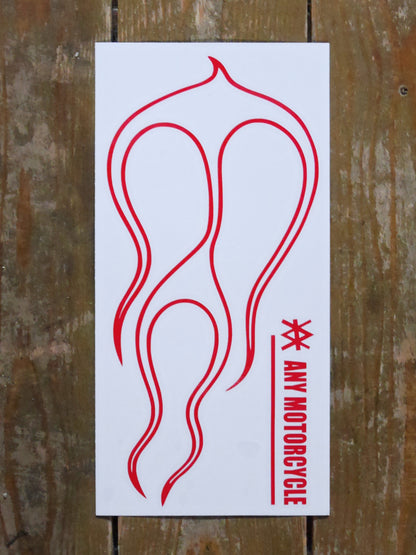 Flames Tank Decal - Gloss 1