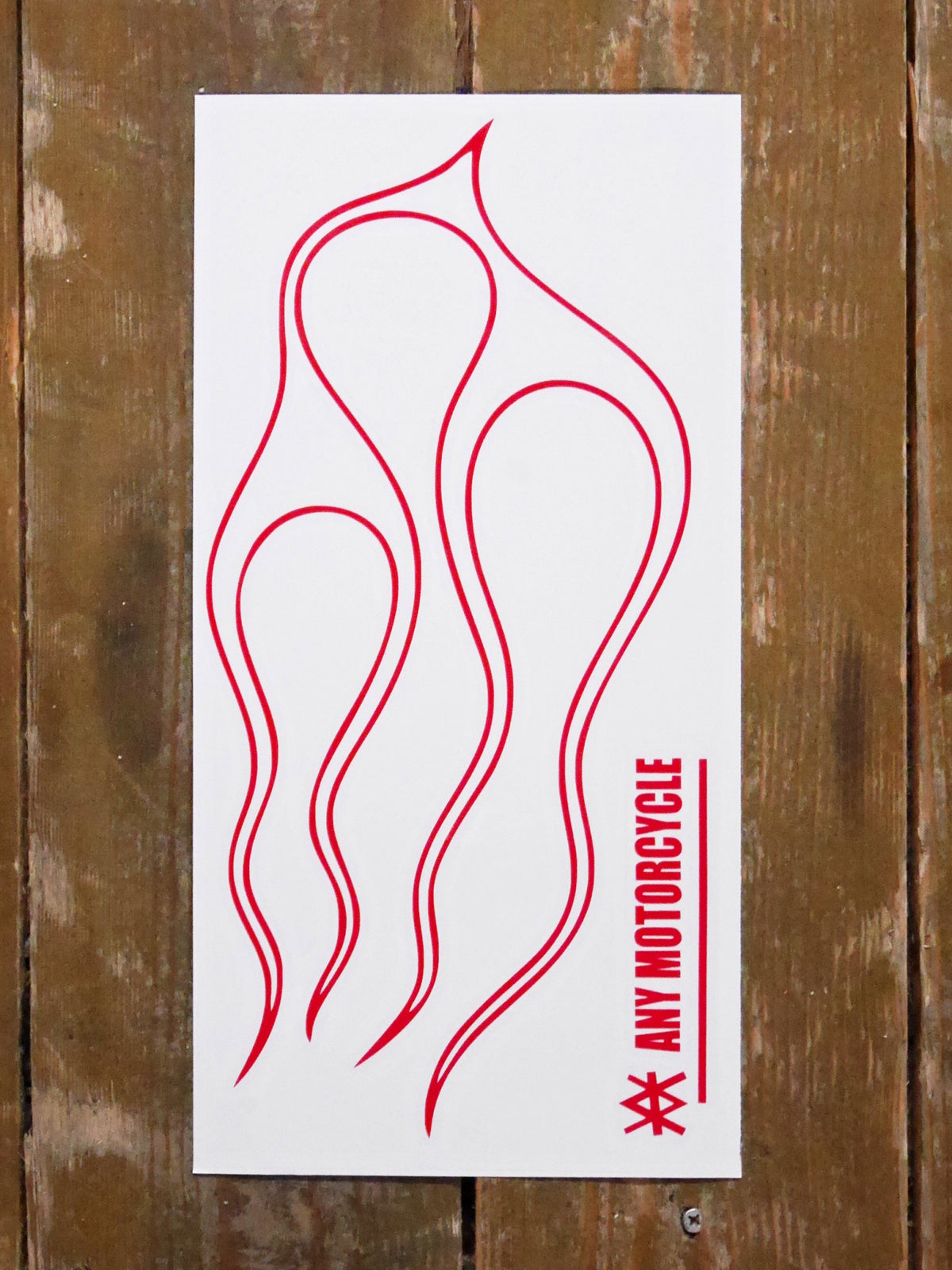 Flames Tank Decal - Gloss 2