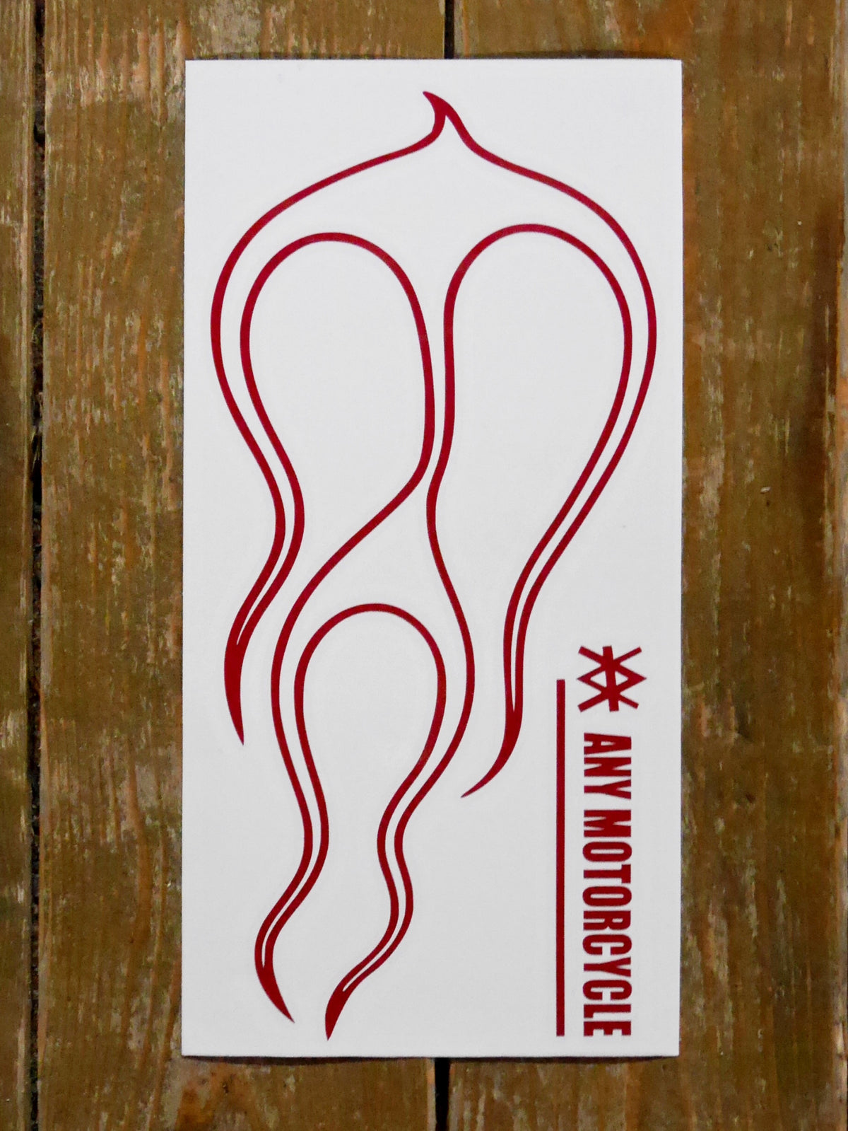 Flames Tank Decal - Matte 1