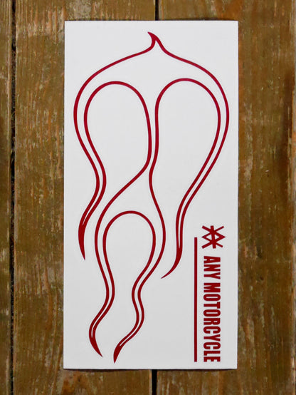 Flames Tank Decal - Matte 1