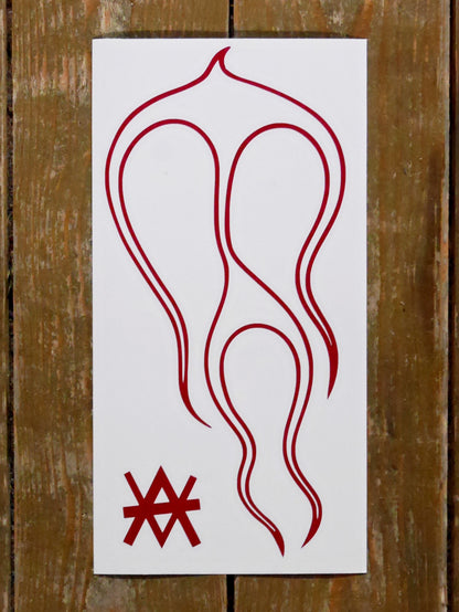 Flames Tank Decal - Matte 1