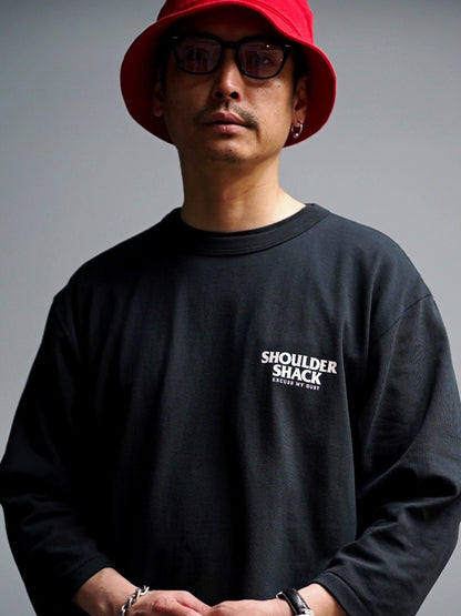 SHOULDER SHACK 3/4 Sleeve T-Shirts - Sumikuro