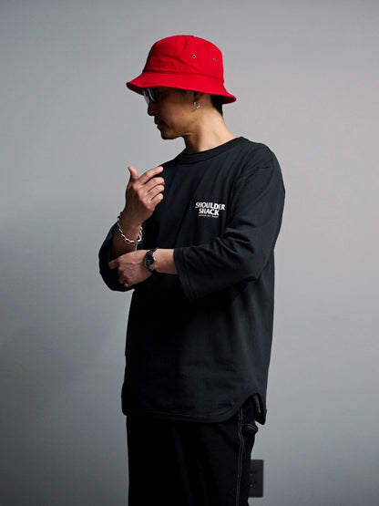 SHOULDER SHACK 3/4 Sleeve T-Shirts - Sumikuro