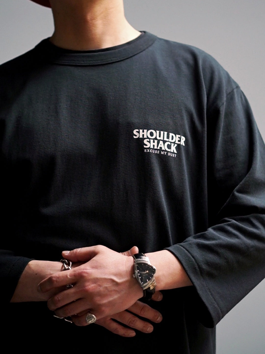SHOULDER SHACK 3/4 Sleeve T-Shirts - Sumikuro