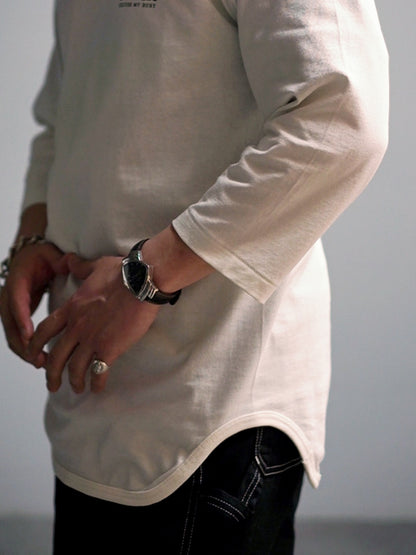 SHOULDER SHACK 3/4 Sleeve T-Shirts - Natural