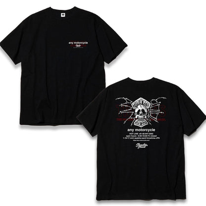 スカルTシャツ(ブラック)【受注販売商品】