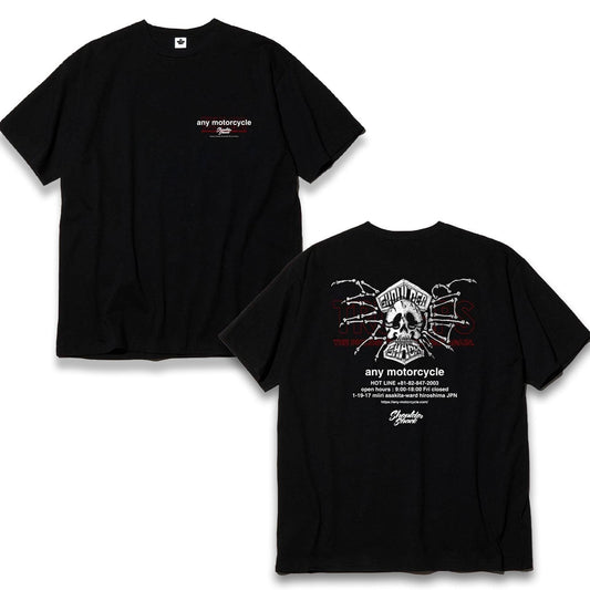 スカルTシャツ(ブラック)【受注販売商品】