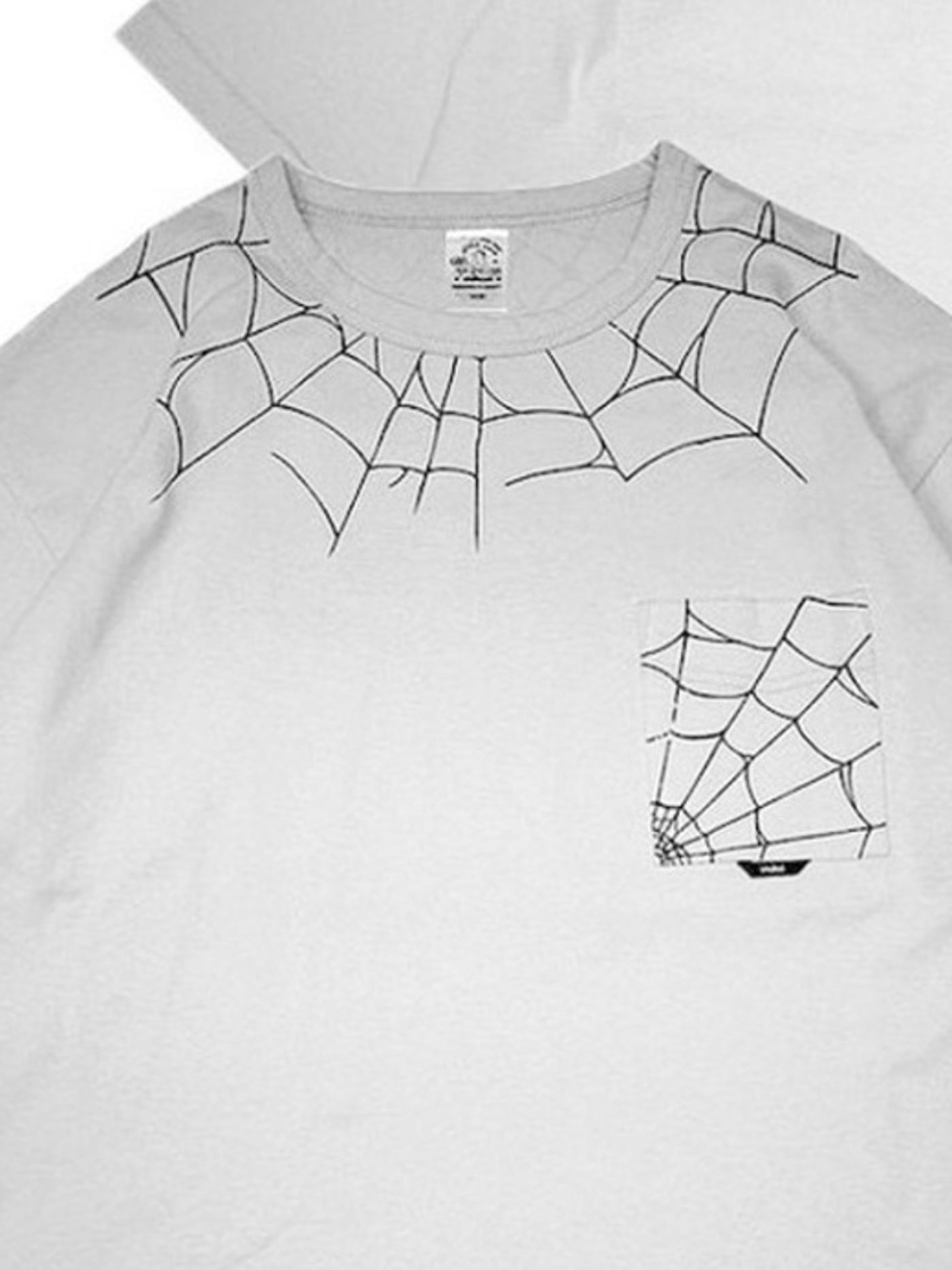 TYPE VT15 SPIDER-WEB SHORT SLEEVE-T - Pale Gray