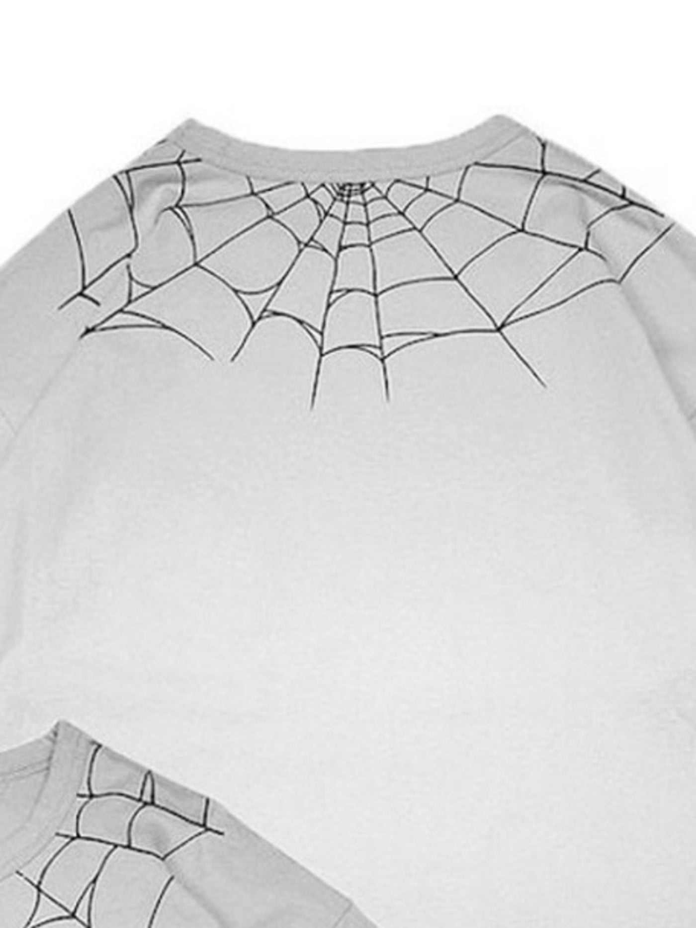 TYPE VT15 SPIDER-WEB SHORT SLEEVE-T - Pale Gray