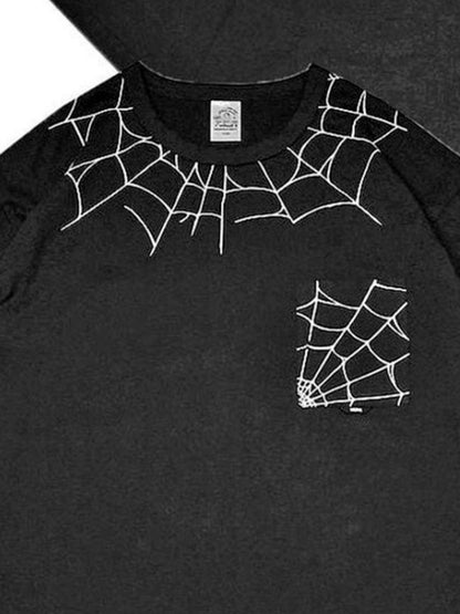 TYPE VT15 SPIDER-WEB SHORT SLEEVE-T - Black
