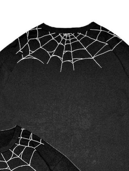 TYPE VT15 SPIDER-WEB SHORT SLEEVE-T - Black